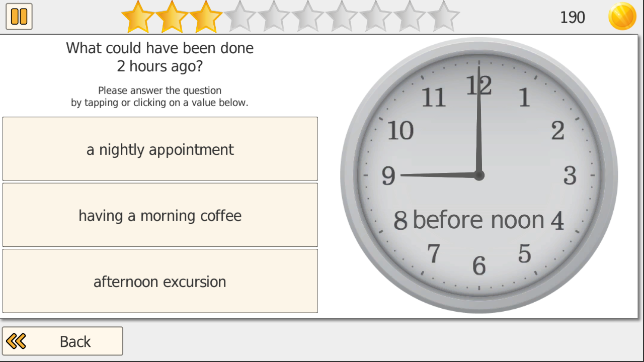 Time It clock exercise: What could have been done 2 hours ago?